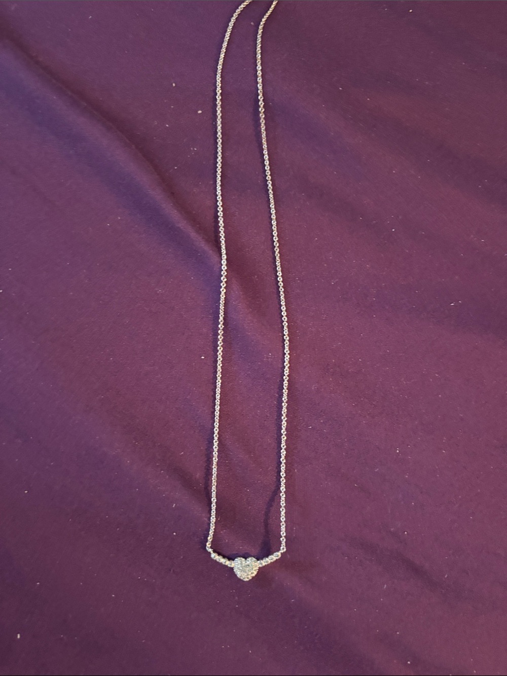 Heart Pendant Necklace in Silver - Women Jewelry